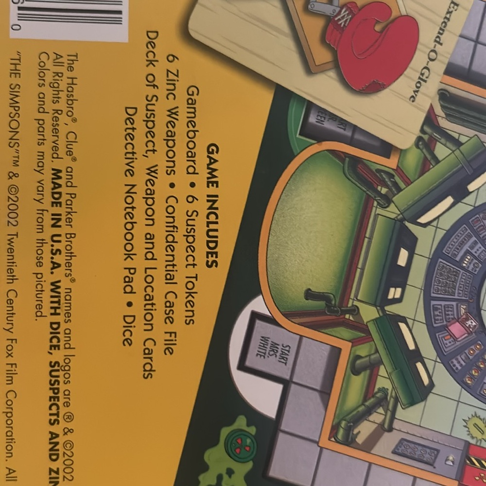 Simpsons clue second edition. Complete with all the pieces. - Picture 4 of 6